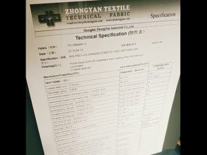 100% polyester soortgelijk jerseyweefsel voor werknemers