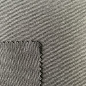 TCW23/MOOSO REC Recycle Poly-stof met biologisch katoen 65/35 2/1 twill mechanische stretch 250 g/m²