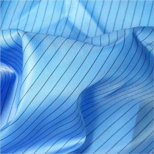 5 mm polyester antistatisch weefsel met strepen voor antistatische kleding