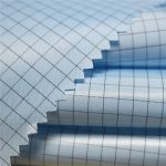 5 mm polyester antistatisch weefsel met strepen voor antistatische kleding